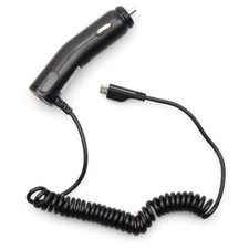 Car Charger Micro-USB Coiled Cable Power Adapter DC Socket for Cell Phones