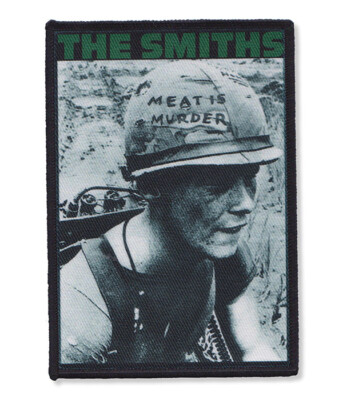 The Smiths Sew-on Patch Meat is Murder Vegan