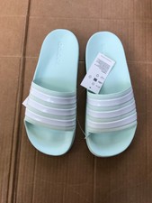 adidas slides mint green
