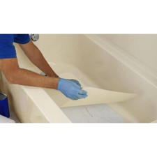 Bathroom Bathtubs Floor Repair Inlay Kit Shower Bath Bone Waterproof 16 x 40 New