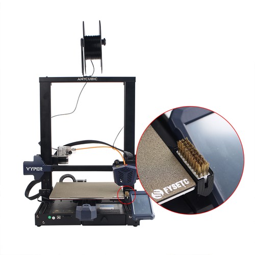 Für Anycubic Vyper 3D Drucker Düse Reinigungsbürste Extruder Düse Wischen Teile - 第 3/9 張圖片