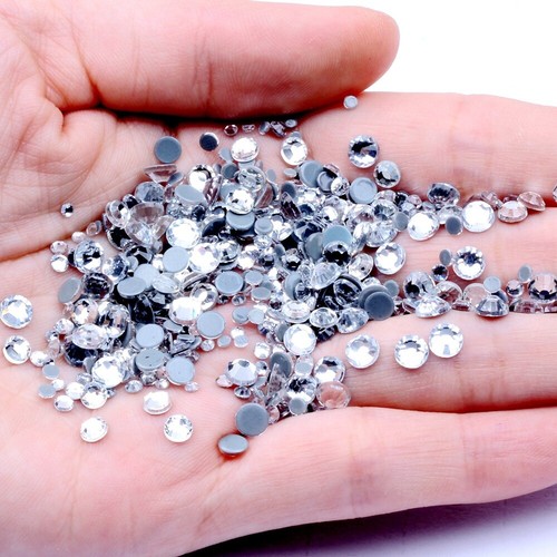 40 Colour 1440pcs Hot Fix Rhinestones FlatBack GLASS Crystals Clothes Decoretion - Picture 14 of 49