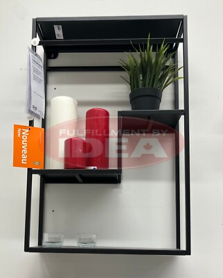New IKEA LINDASEN Anthracite Display Shelf 40x60 cm (15 3/4x23 5/8