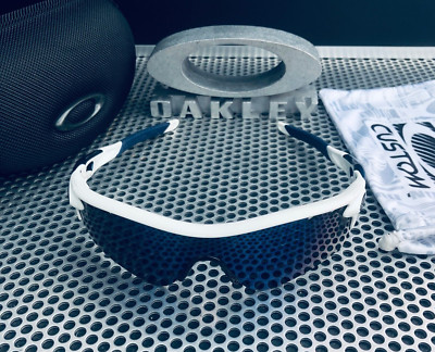 OAKLEY RADARLOCK | MATT WHITE/ BLUE | ICE IRIDIUM | CUSTOM