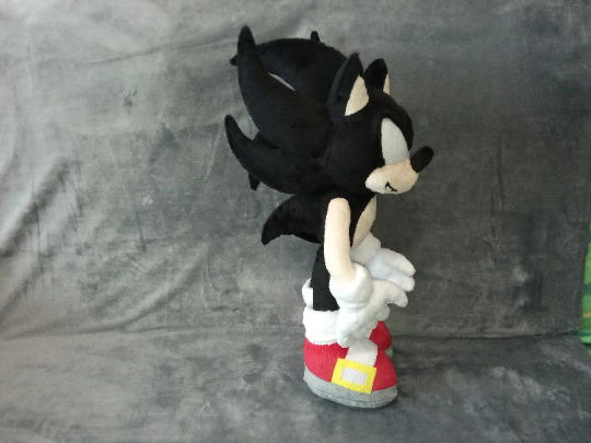 Custom plush, inspired by Dark Sonic - The Sonic X, made to order