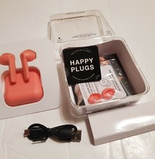 Image of Happy Plugs Headphones Air 1 Go True Wireless Headphones (Peach)