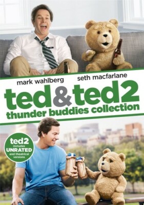 Ted & Ted 2 Unrated (DVD, 2015) Free Shipping Original Case/Artwork