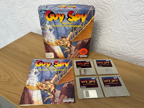 Amiga Readysoft Guy Spy Vintage 1993 - Boxed Working -👽👾Retro Gift Idea👾👽