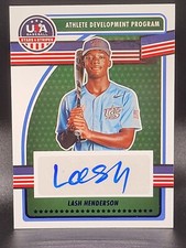 LASH HENDERSON 2023 Panini USA Stars & Stripes  BLUE FOIL  SP AUTO Autograph