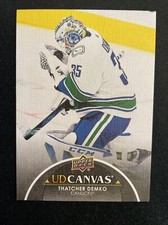 21-22 UD Series 2 Hockey Black SP Parallel Canvas C198 Thatcher Demko