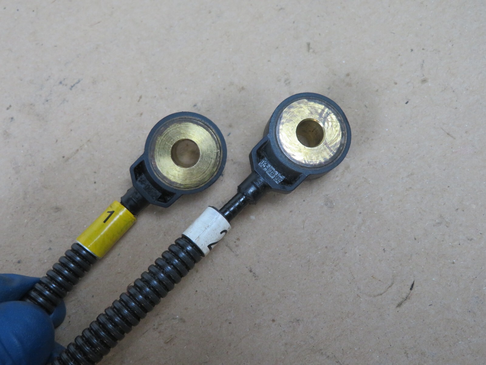 2014-2017 MASERATI GHIBLI SQ4 3.0L ENGINE LEFT & RIGHT SIDE KNOCK SENSOR SET OEM