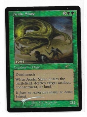 MTG magic cards 1x Acidic Slime - 30th anniversary retro Foil promo Unique & Mis