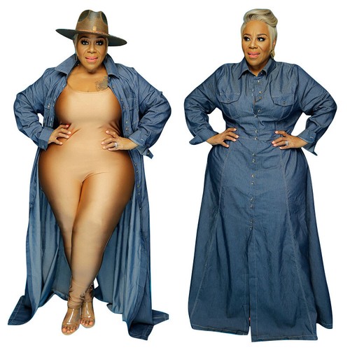 Long Denim Dress 