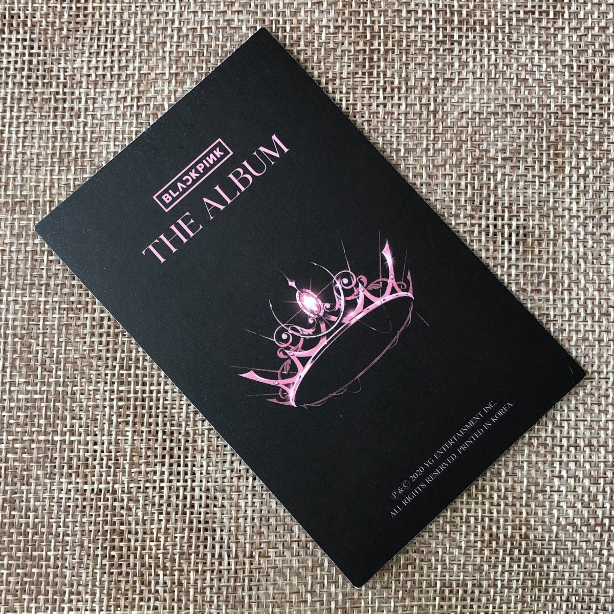 BLACKPINK LISA #5 [ Lovesick Girls THE ALBUM ] Official Photocard