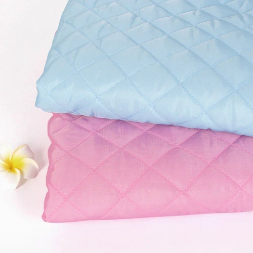 Quilted Polycotton Fabric Nylon Backed Diamond Shaped Quilting Padded Sewing DIY - Picture 7 of 36