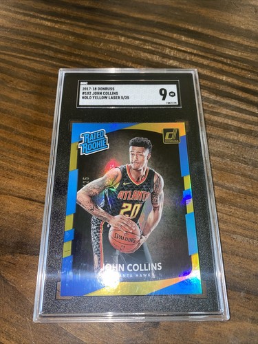 2017 Panini Donruss Basketball Holo Yellow Laser John Collins #182
