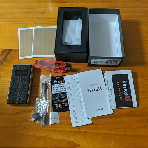 FREETEL Mode1 Retro II MD-06P Unlocked Flip Phone Black Android As-Is Used