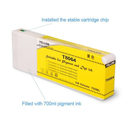 Cartuccia di inchiostro compatibile con pigmenti 9Colors*700ML T8061-T8069 per P6080 P8080 - Foto 3 di 3