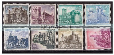 SPAIN 1966 - CASTLES OF SPAIN FIRST SERIES - NEW SERIES ** MNH