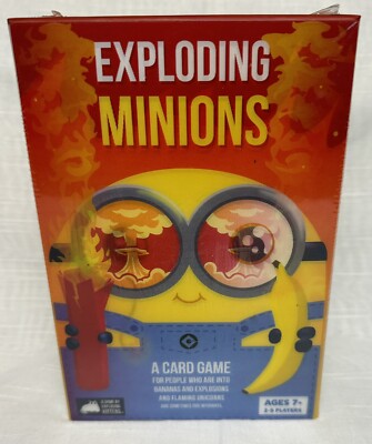 Exploding Minion New Exploding Minions Special Edition Card Game by Exploding Kittens | eBay