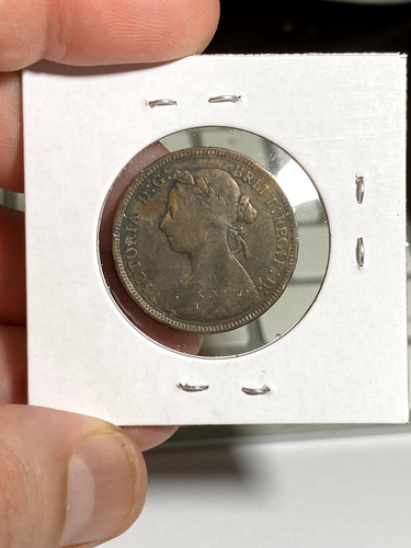 1893 Great Britain 1/2 Penny - Picture 2 of 2