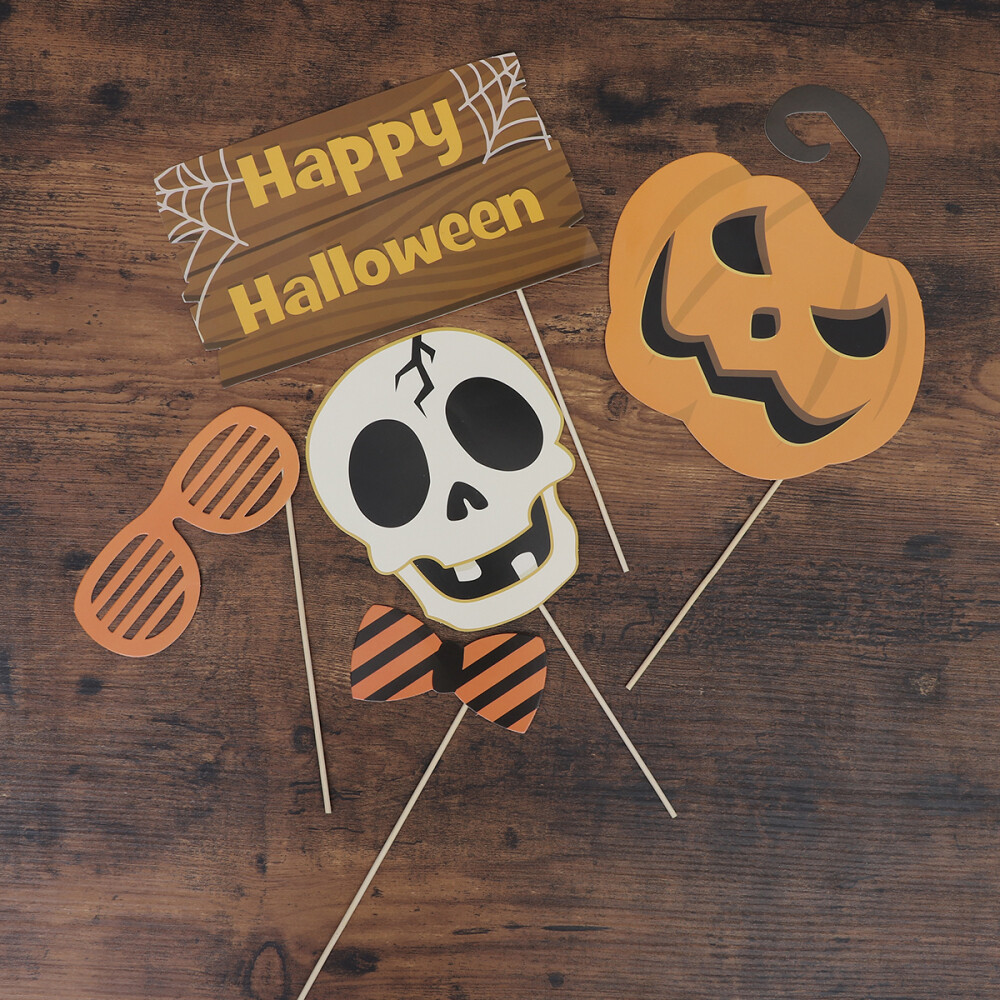 35 Pcs Halloween Photo Prop Party Props Scary Booth Make up eBay