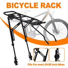 Rear Bike Rack Cargo Alloy Luggage Carrier Mountain Road Bicycle Holder
