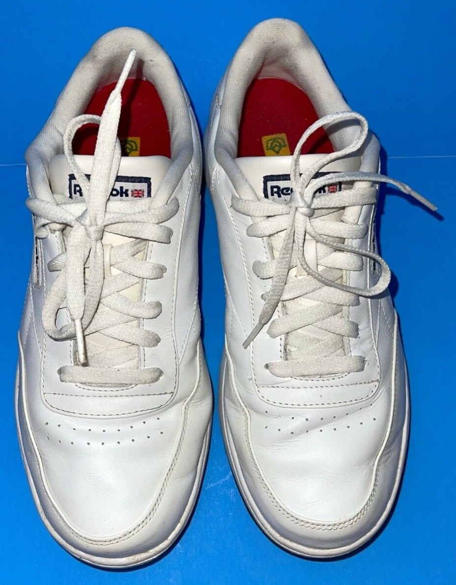 Pre-Owned White Reebok Classic Ace Men 