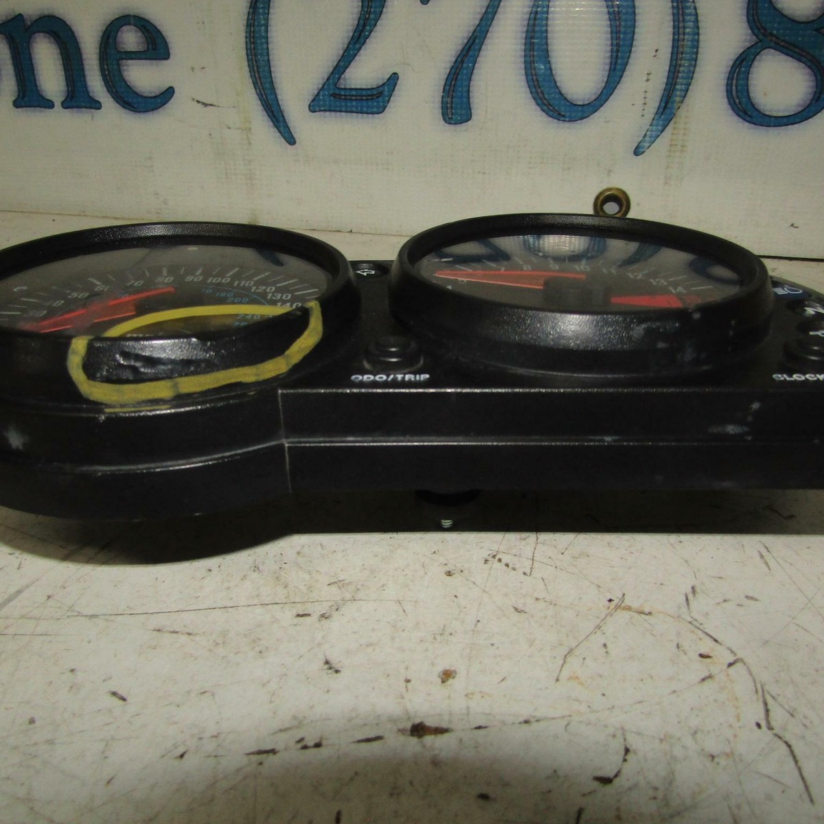 2002 KAWASAKI NINJA ZX6 OEM SPEEDO TACH GAUGES DISPLAY