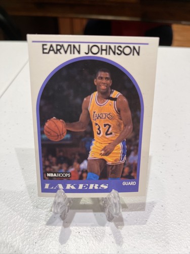 Earvin Magic Johnson 1989 NBA Hoops #270 Los Angeles Lakers (5 Card LOT) - Picture 3 of 5
