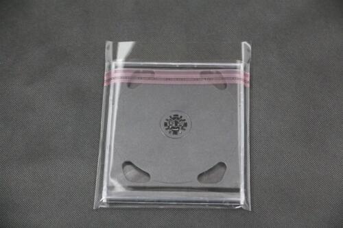 200 St. Jewel Case Schutzhüllen aus Folie mit Verschluss bis 10 mm - Afbeelding 1 van 5