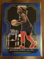 2021 Panini Prizm Myisha Hines-Allen BLUE  087/149 Washington Mystics WNBA