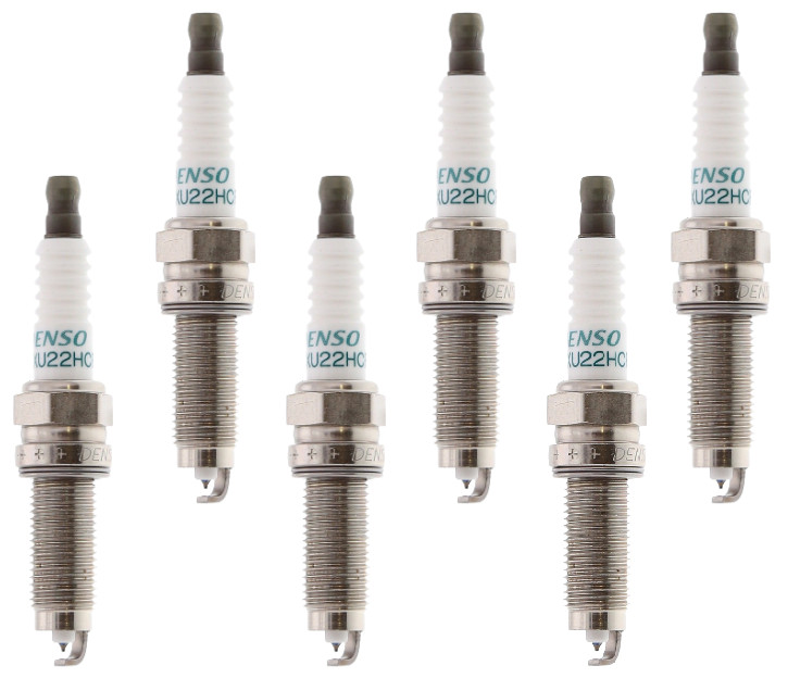 Set of 6 Spark Plugs for Jeep Cherokee, Grand Cherokee, Wrangler, Wrangler JK