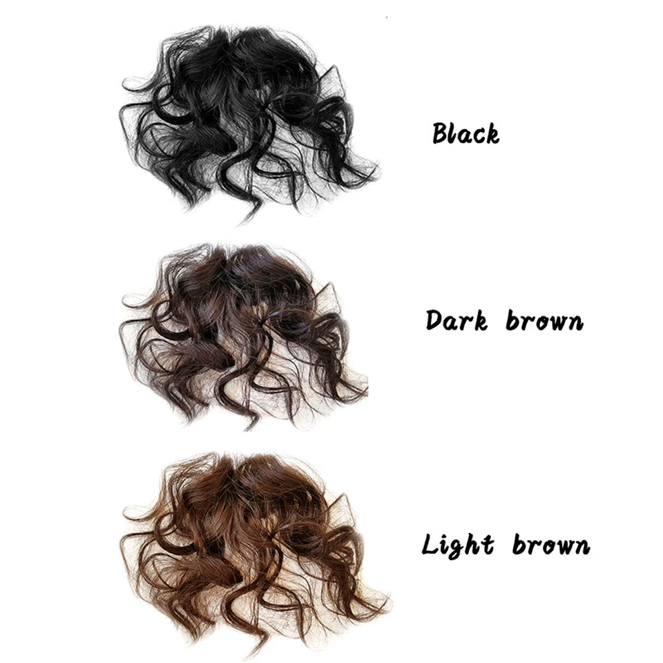 Mini Clip en Natural Rizado Limpio Aire Flecos Clip en Remy Peluquería Humana Foto 4 de 4