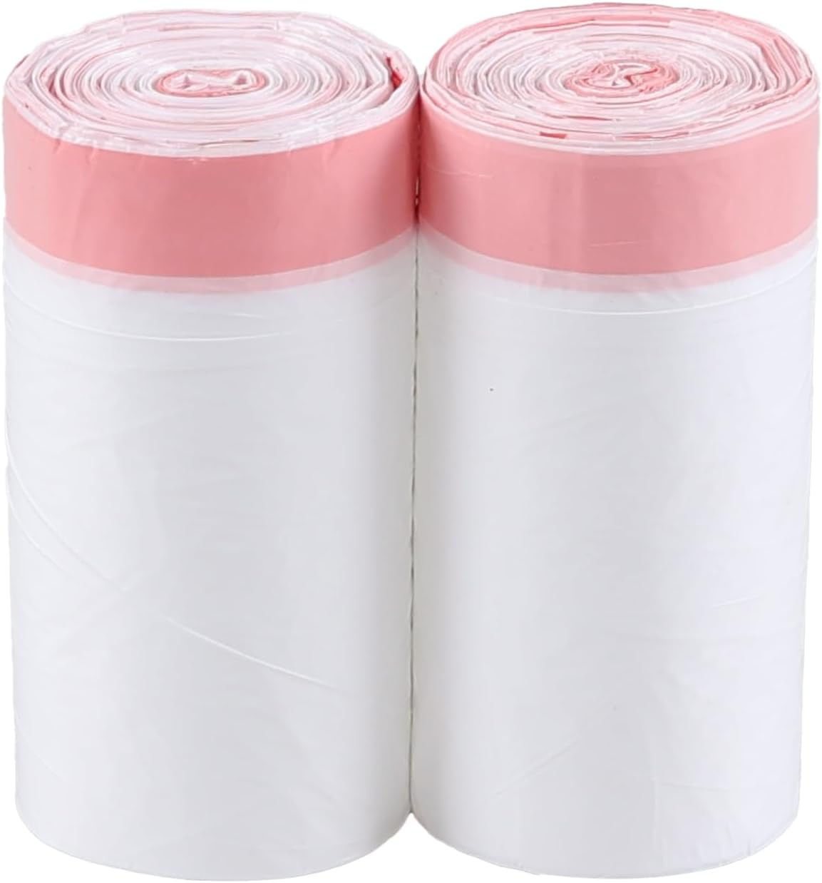 4 Gallon Drawstring Garbage Bags, 120 Counts, White, Small Trash Can Liner