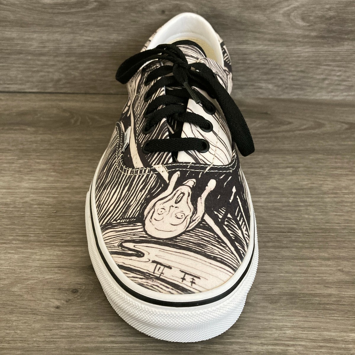 Vans x MoMA Edvard Munch The Scream Black White Gray Era Men's NWB