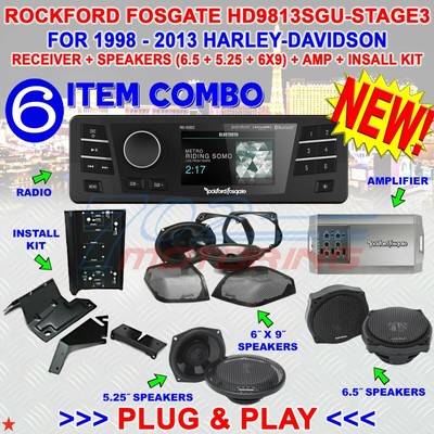 rockford fosgate harley stereo