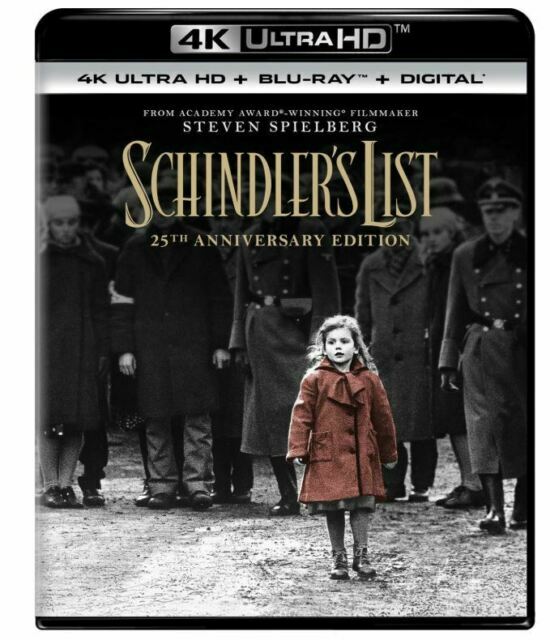 Schindler S List 25th Anniversary 4k Ultra Hd Blu Ray Digital For Sale Online Ebay