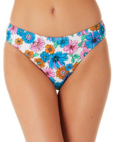 CALIFORNIA WAVES Bikini Swim Bottom Size XS Floral Retail $19.99