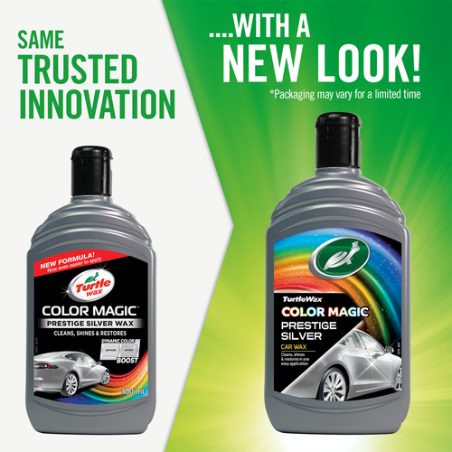 Turtle Wax Color Magic Car Paintwork Polish Restores Scratch Faded 500ml Silver - 第 3/3 張圖片