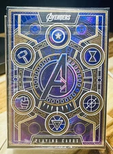 SEALED - Marvel Avengers Playing Cards Deck - Theory 11 Purple Poker Size Deck