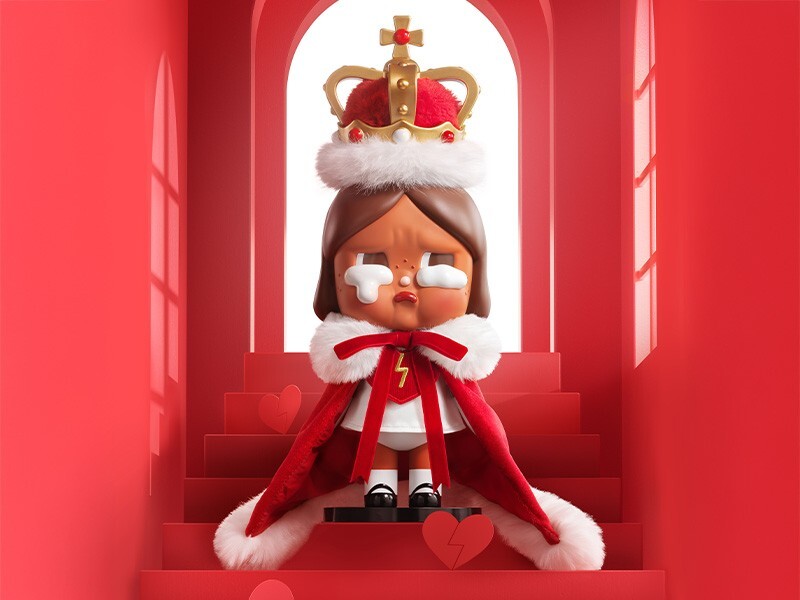 POP MART MEGA CRYBABY 400% The Queen of Broken Heart Figure H380mm