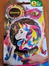 🔥ILLOOMS Unicorn Horse Light Up Balloon Air Handheld 24h Led On/Of 25cm Party