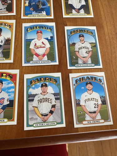 2021 Topps Heritage High Number Complete 25 Card Short Print Set 701-725 SP - Bild 7 von 7