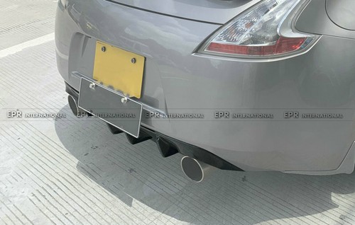 Cubierta de borde de palo labial difusor trasero de carbono OE-Bumper parachoques trasero para Nissan Fairlady 370z z34 - Imagen 3 de 12