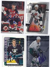 Ken Baumgartner Signed / Autographed Hockey Card Anaheim Ducks 1997 BAP 