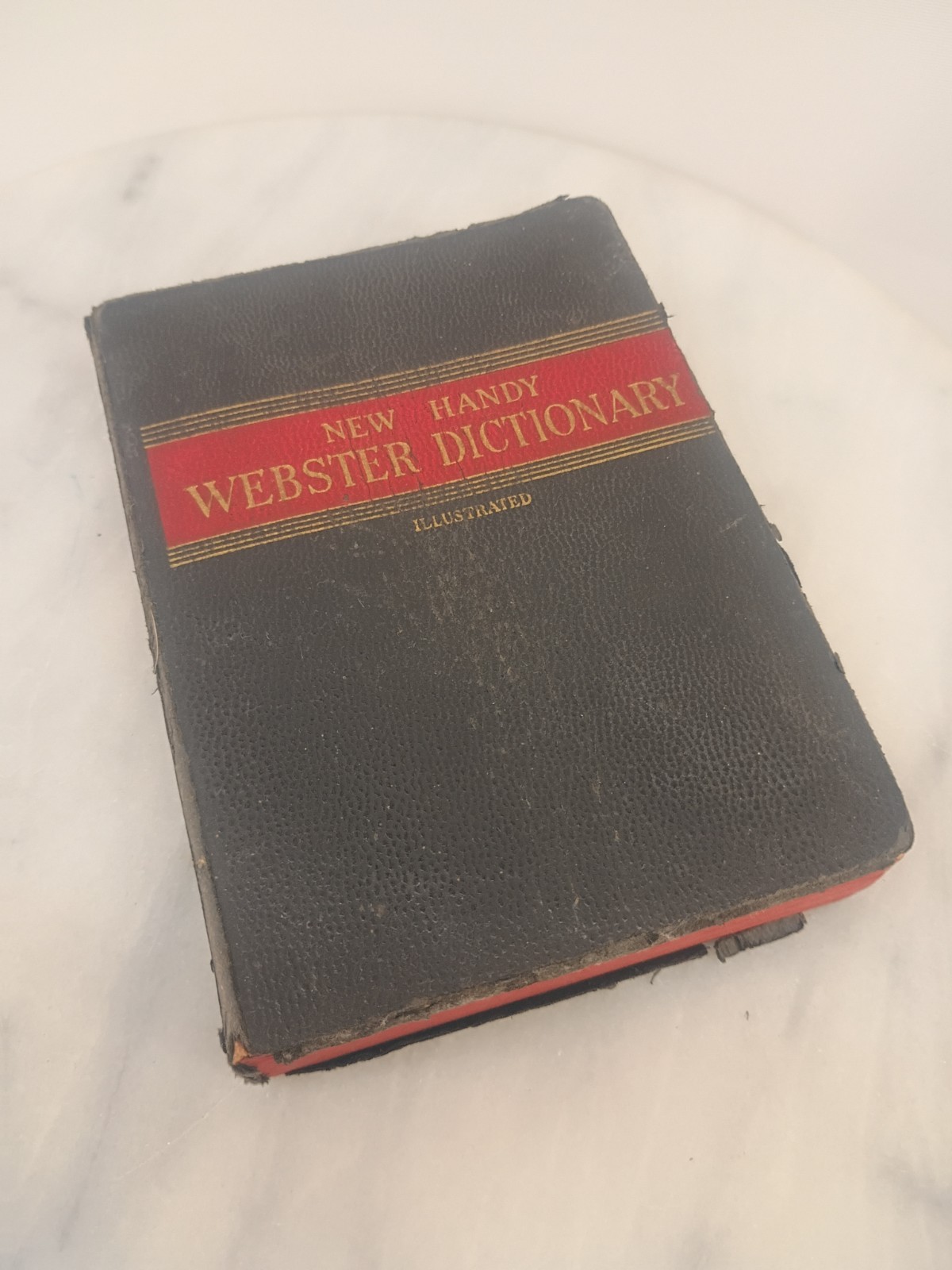 Antique/Vintage Webster New Handy Dictionary 1943 soft cover