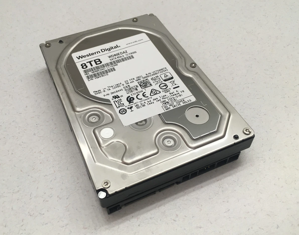 3.5 in Form Factor 8 TB Storage Capacity Internal 5400 RPM