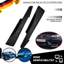 Front Spoiler Ecken Flaps Splitter F�r Bmw 3Er E90 E91 Lci 08-12 Schwarz Glanz