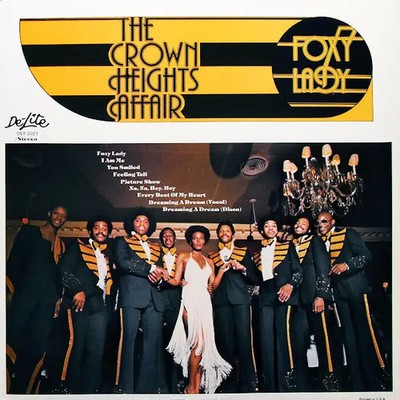 Crown Heights Affair Foxy Lady NEAR MINT De-Lite Records Vinyl LP